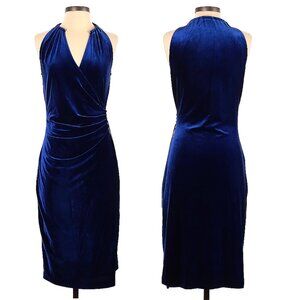 Elie Tahari Velvety Blue Cocktail Dress